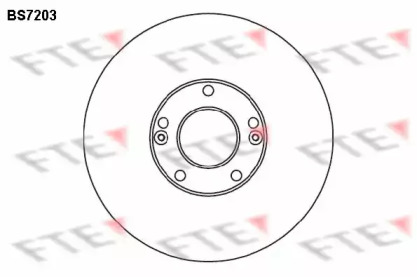 Тормозной диск FTE BS7203