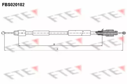 Трос FTE FBS020102