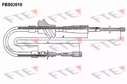 Трос FTE FBS02018