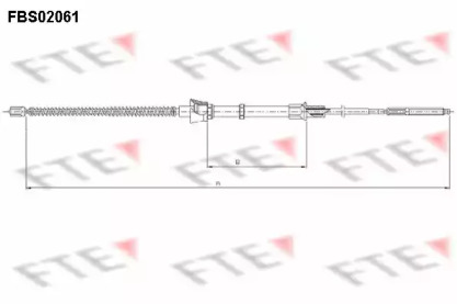 Трос FTE FBS02061