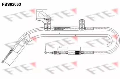 Трос FTE FBS02063