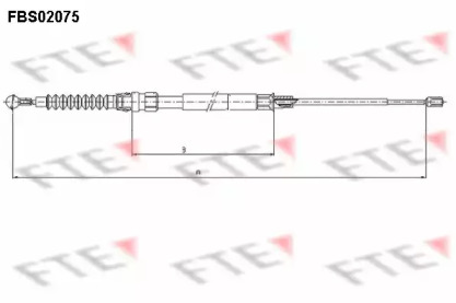 Трос FTE FBS02075