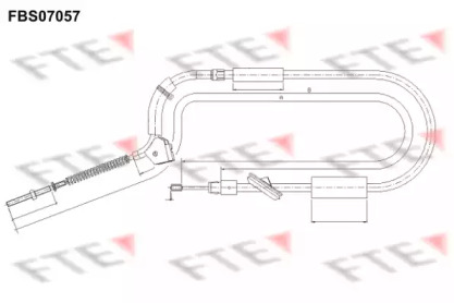 Трос FTE FBS07057