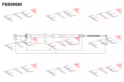 Трос FTE FBS09080