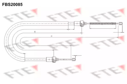 Трос FTE FBS20085