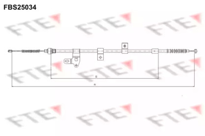 Трос FTE FBS25034