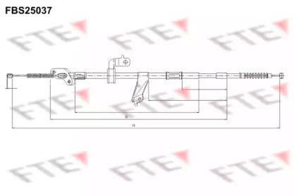 Трос FTE FBS25037