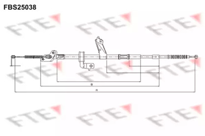 Трос FTE FBS25038