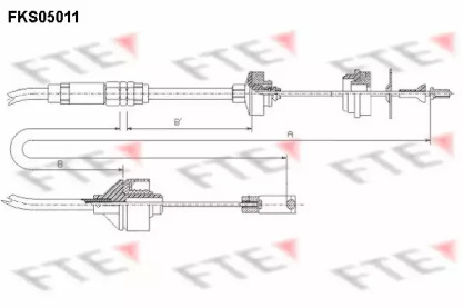 Трос FTE FKS05011