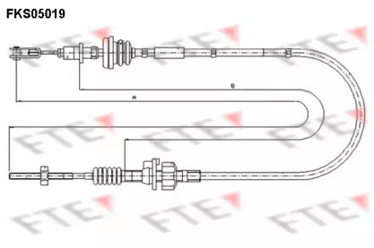 Трос FTE FKS05019