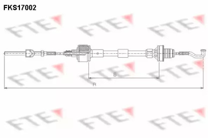 Трос FTE FKS17002