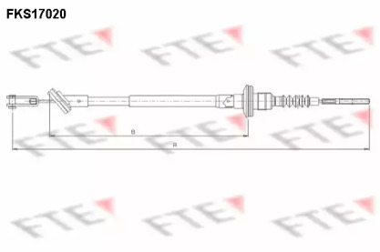 Трос FTE FKS17020