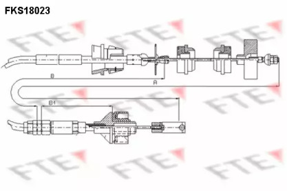 Трос FTE FKS18023