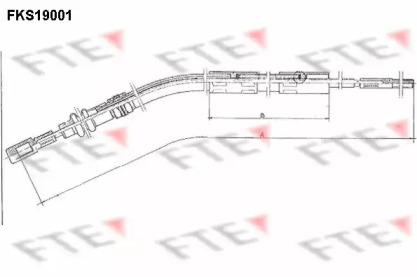 Трос FTE FKS19001