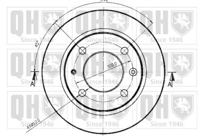 Тормозной диск QUINTON HAZELL BDC3216