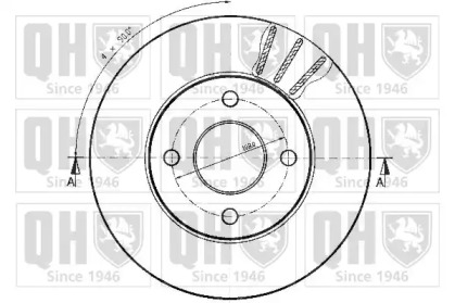 Тормозной диск QUINTON HAZELL BDC3582