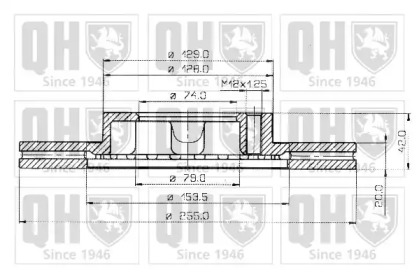 Тормозной диск QUINTON HAZELL BDC3708