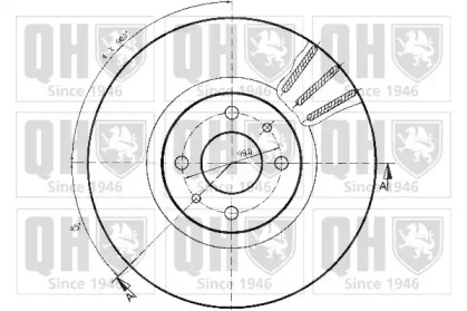 Тормозной диск QUINTON HAZELL BDC3766