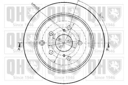 Тормозной диск QUINTON HAZELL BDC3925