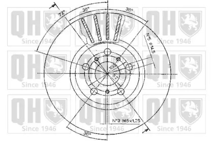 Тормозной диск QUINTON HAZELL BDC4423