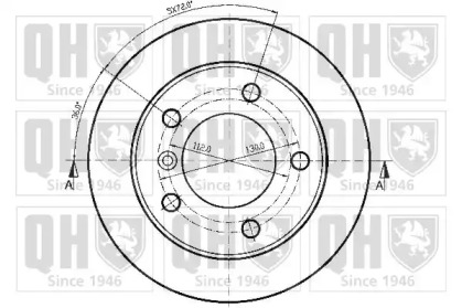 Тормозной диск QUINTON HAZELL BDC4699