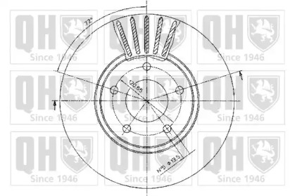 Тормозной диск QUINTON HAZELL BDC5185