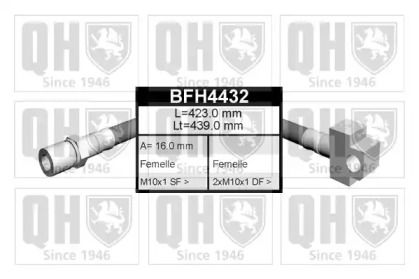 Шлангопровод QUINTON HAZELL BFH4432