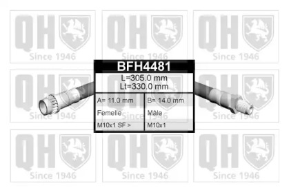 Шлангопровод QUINTON HAZELL BFH4481