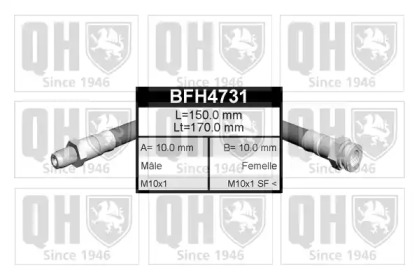 Шлангопровод QUINTON HAZELL BFH4731