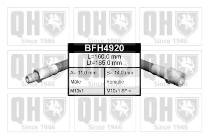 Шлангопровод QUINTON HAZELL BFH4920