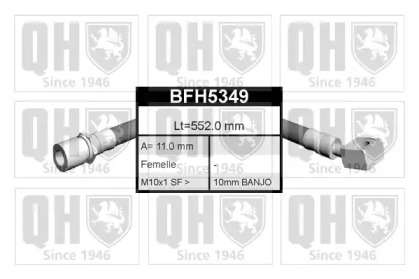 Шлангопровод QUINTON HAZELL BFH5349