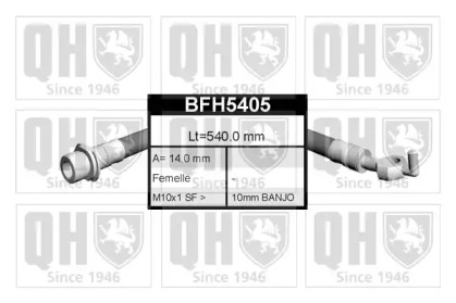 Шлангопровод QUINTON HAZELL BFH5405