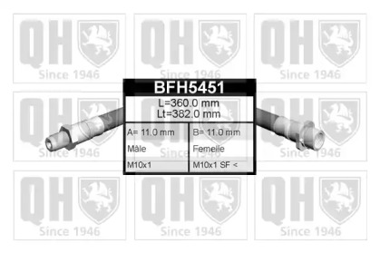 Шлангопровод QUINTON HAZELL BFH5451