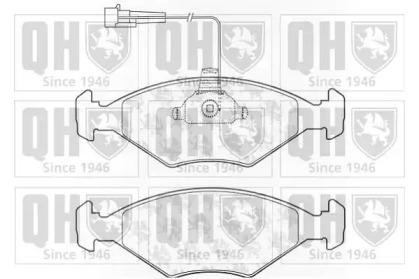 Комплект тормозных колодок QUINTON HAZELL BP1014