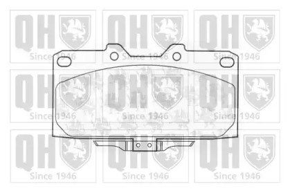 Комплект тормозных колодок QUINTON HAZELL BP1054