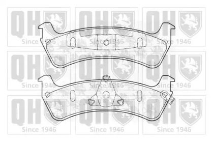 Комплект тормозных колодок QUINTON HAZELL BP1058