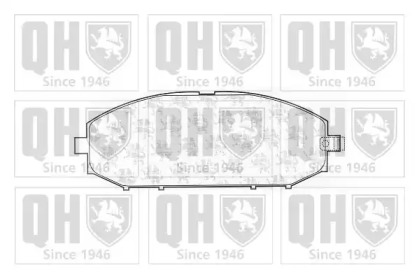 Комплект тормозных колодок QUINTON HAZELL BP1102