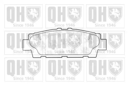 Комплект тормозных колодок QUINTON HAZELL BP1158