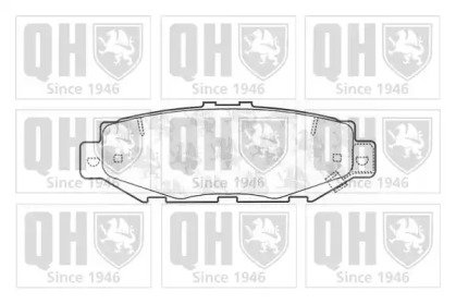 Комплект тормозных колодок QUINTON HAZELL BP1169