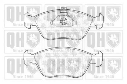 Комплект тормозных колодок QUINTON HAZELL BP1203