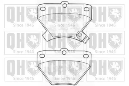Комплект тормозных колодок QUINTON HAZELL BP1229