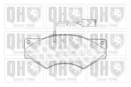Комплект тормозных колодок QUINTON HAZELL BP1239