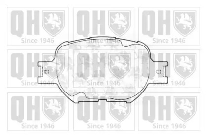 Комплект тормозных колодок QUINTON HAZELL BP1251