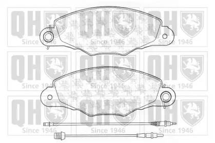 Комплект тормозных колодок QUINTON HAZELL BP1253