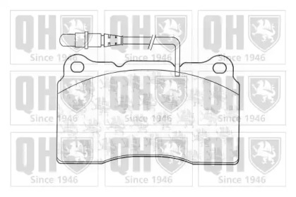 Комплект тормозных колодок QUINTON HAZELL BP1270
