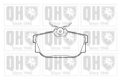 Комплект тормозных колодок QUINTON HAZELL BP1284