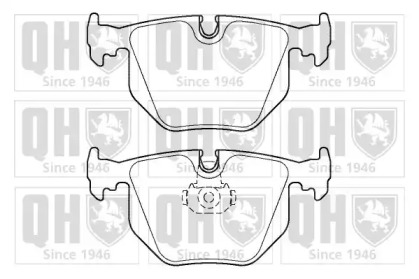 Комплект тормозных колодок QUINTON HAZELL BP1357