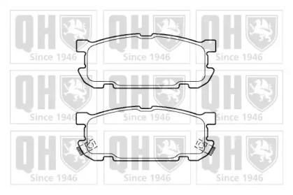 Комплект тормозных колодок QUINTON HAZELL BP1361