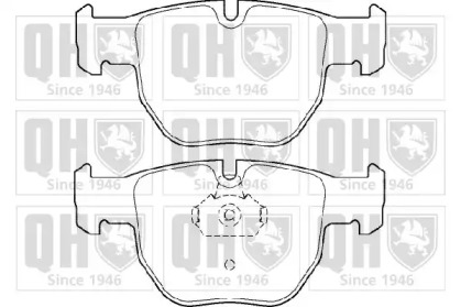 Комплект тормозных колодок QUINTON HAZELL BP1410