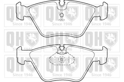 Комплект тормозных колодок QUINTON HAZELL BP1423
